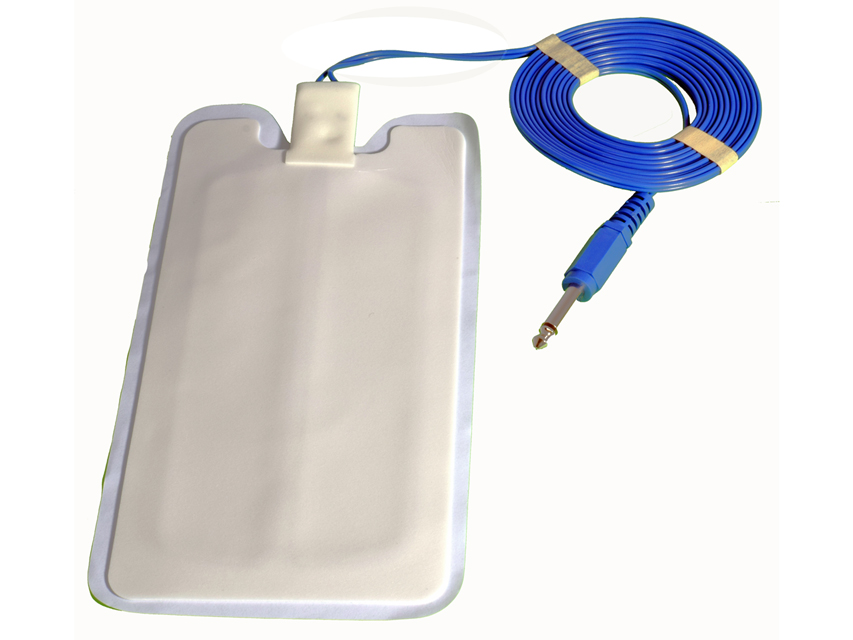 Einweg ESU-Erdungspad mit Kabel – 18 x 21 cm, 3 m, 25 Stück